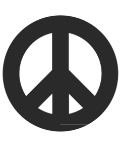 VW Peace and love logo Decal  - 2