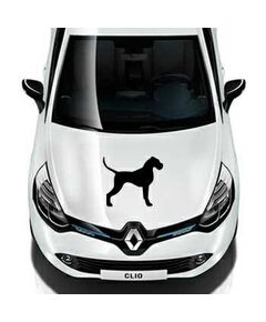 Dog silhouette Renault Decal