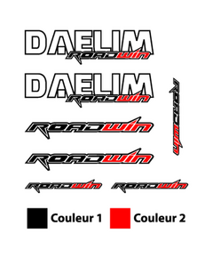 Daelim Roadwin Logos decals set