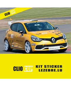 Clio CUP Racer Decal Decals Set