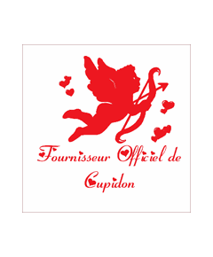 Sticker Deko Fournisseur Officiel de Cupidon