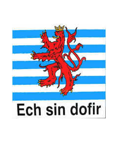 T-Shirt Nouveau drapeau du Luxembourg