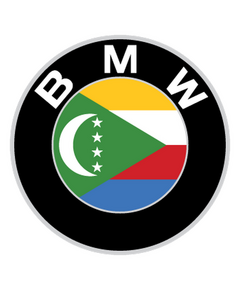 Sticker BMW Logo Drapeau Comores