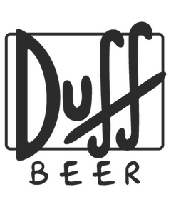 Sticker Bière Duff Beer Logo
