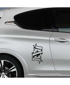 Ace of Spades Peugeot Decal