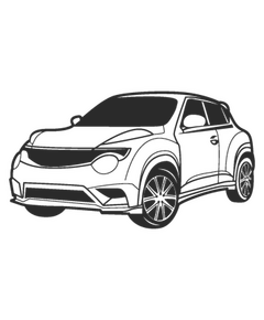 Nissan Juke silhouette Decal