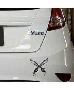 Pirate swords Ford Fiesta Decal