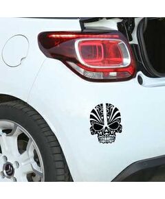 Sticker Décoration pour Citroën Tête de Mort Tribal