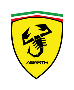 Ferrari logo Abarth name Decal