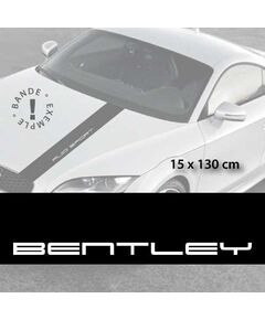 Bentley car hood decal strip