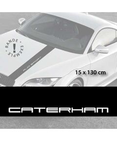 Caterham car hood decal strip