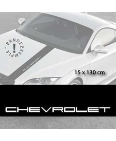 Chevrolet car hood decal strip