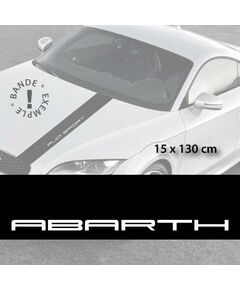 Fiat Abarth car hood decal strip