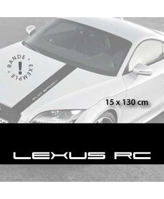 Lexus RC car hood decal strip
