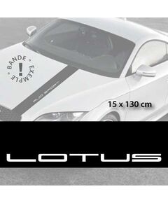 Lotus car hood decal strip