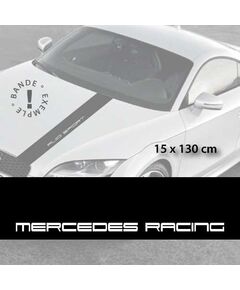 Mercedes Racing car hood decal strip