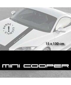 Mini Cooper car hood decal strip