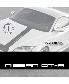 Nissan GT-R car hood decal strip