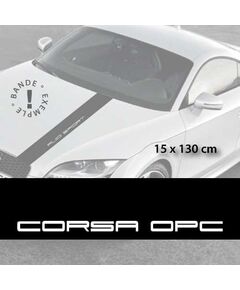 Opel Corsa OPC car hood decal strip