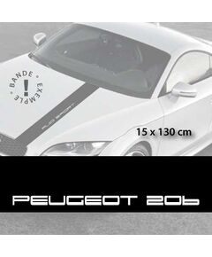 Sticker für die Motorhaube Peugeot 206