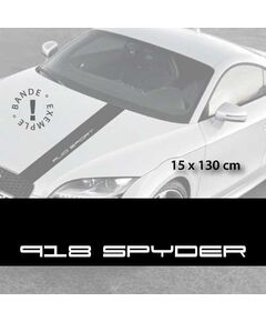 Porsche 918 Spider car hood decal strip
