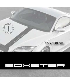 Porsche Boxster car hood decal strip