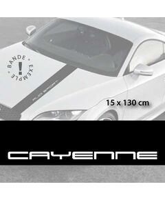 Porsche Cayenne car hood decal strip
