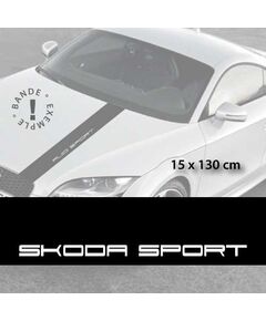 Sticker für die Motorhaube Skoda Sport