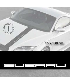 Subaru car hood decal strip