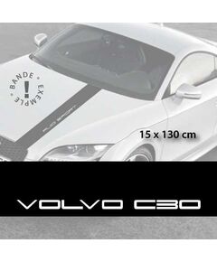 Volvo C30 car hood decal strip