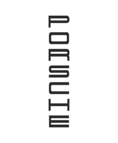 Sticker Porsche Vertical Logo