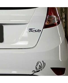 Papillon Butterfly Ford Fiesta Decal