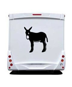 Sticker Wohnwagen/Wohnmobil Esel Catalan Burro