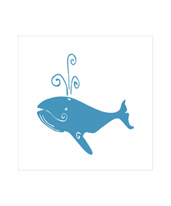 > Sticker Cachalot Moby Dick