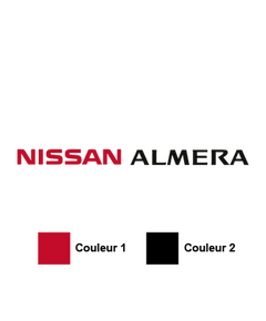 Nisan Almera Logo Decal