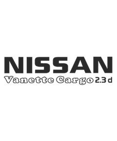 Nissan Vanette Cargo Logo Decal