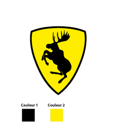 Volvo Prancing Moose Logo Decal