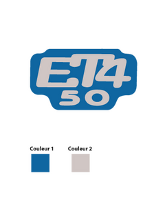Piaggio vespa et4 50 Logo Decal