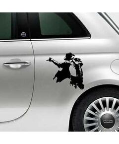 The King of the pop Fiat 500 Decal