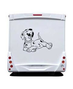 Sticker Wohnwagen/Wohnmobil Hund Dalmatiener