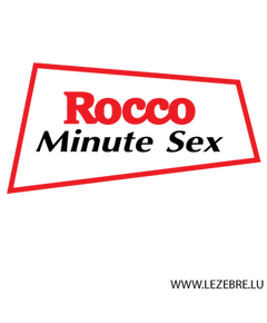 Tee shirt Rocco Minute Sex parodie Royco Minute Soup