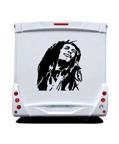 Sticker Wohnwagen/Wohnmobil Bob Marley