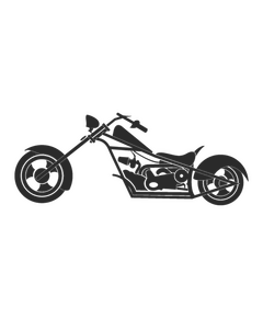 Motorcycle silhouette decal [CLONE]
