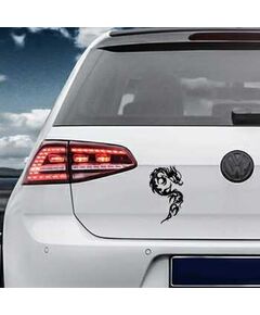 Sticker VW Golf Drache 8