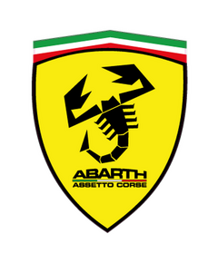Fiat Abarth assetto corse Ferrari Logo Logo decal