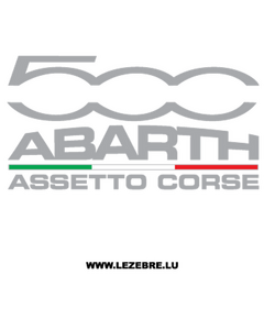 Fiat Abarth 500 Assetto Corse Decal