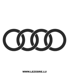Audi Logo Decal [CLONE]