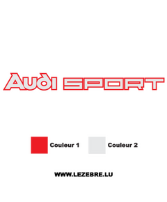 Audi Sport Decal