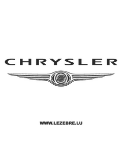 Sticker Chrysler Logo