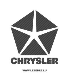 Sticker Karbon Chrysler Logo 5